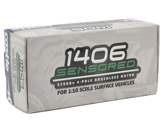 1/10 4-Pole Sensored Brushless Motor, 1406-5700Kv: CSE060005700