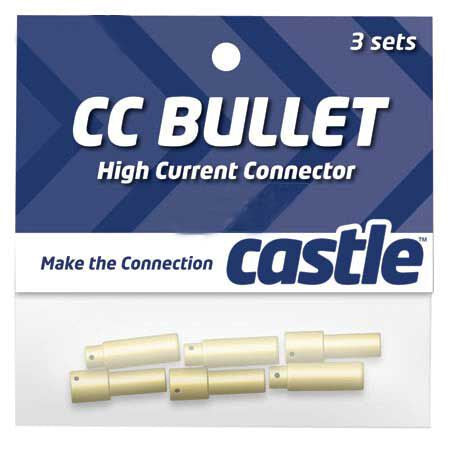 CC 4mm Male and Female Bullet Connectors (3) (CSECCBUL43)