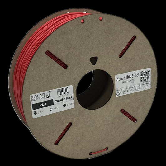 Polar PLA Filament 1.75mm Red (DGIDI004)