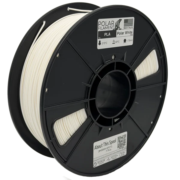 Polar PLA Filament 1kg 1.75mm Polar White (DGIP002)