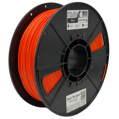 Polar PLA Filament 1kg 1.75mm Vivid Orange (DGIP004)