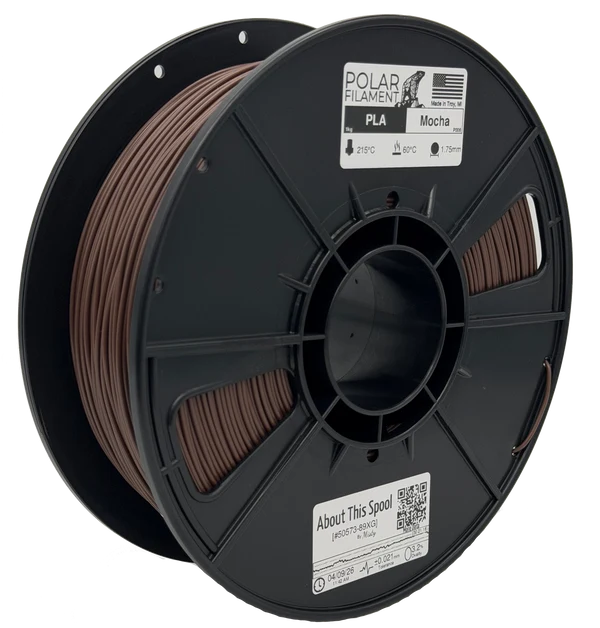 Polar PLA Filament 1kg 1.75mm Mocha (DGIP006)