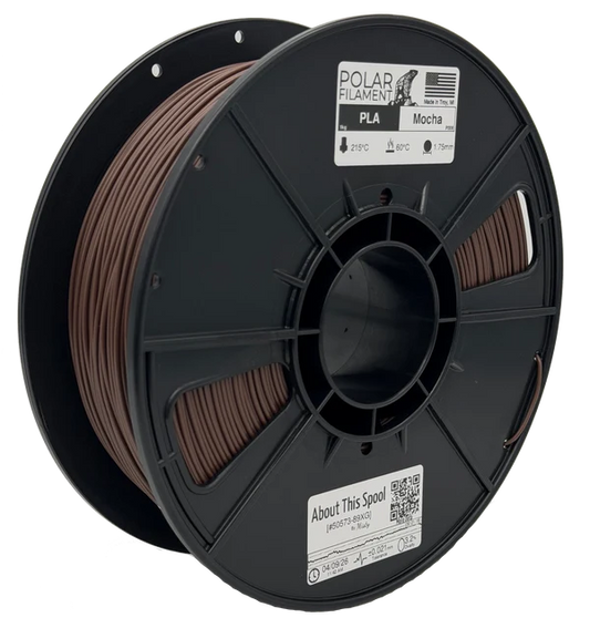 Polar PLA Filament 1kg 1.75mm Mocha (DGIP006)