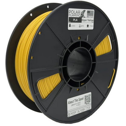 Polar PLA Filament 1kg 1.75mm Dijon Yellow (DGIP028)