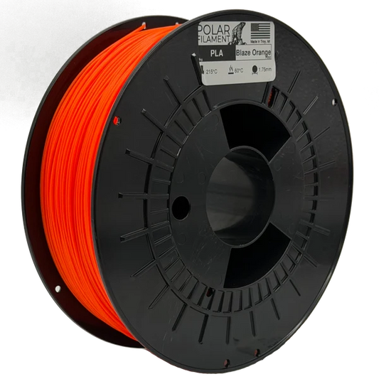Polar PLA Filament 1kg 1.75mm Blaze Orange (DGIP032)
