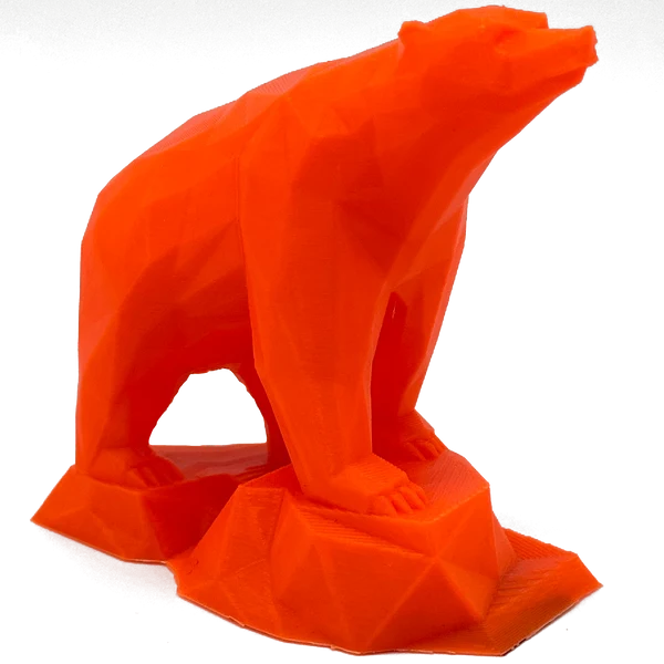Polar PLA Filament 1kg 1.75mm Blaze Orange (DGIP032)