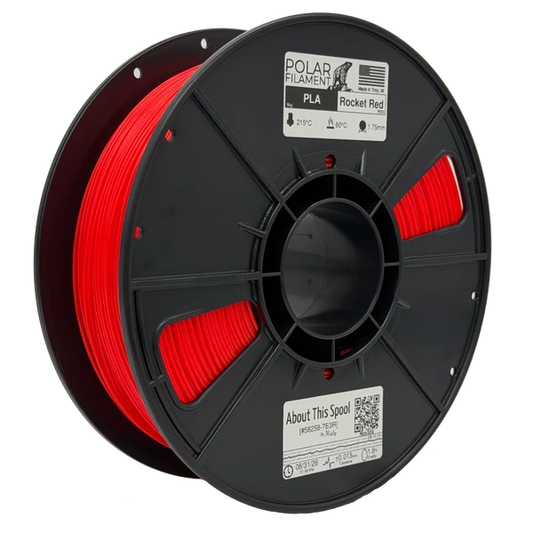 Polar PLA Filament 1kg 1.75mm Rocket Red (DGIP033)