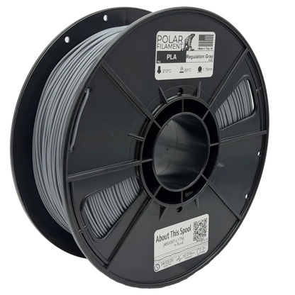 Polar PLA Filament 1kg 1.75mm Regulation Gray (DGIP034)