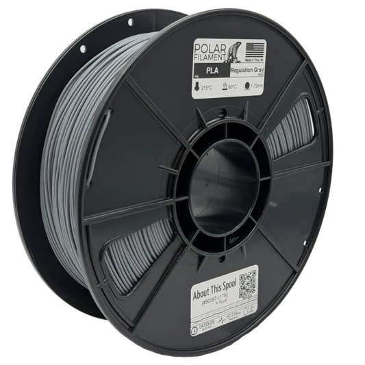 Polar PLA Filament 1kg 1.75mm Regulation Gray (DGIP034)