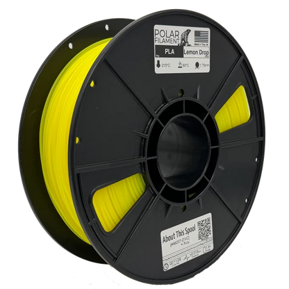 Polar PLA Filament 1kg 1.75mm Lemon Drop (DGIP035)