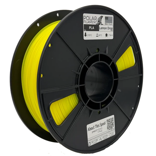 Polar PLA Filament 1kg 1.75mm Lemon Drop (DGIP035)
