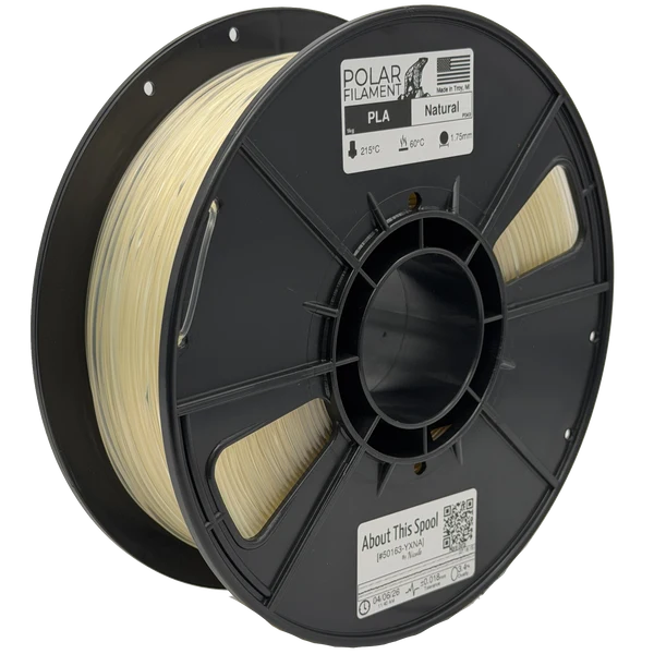 Polar PLA Filament 1kg 1.75mm Natural (DGIP049)