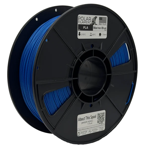 Polar PLA Filament 1kg 1.75mm Marine Blue (DGIP057)