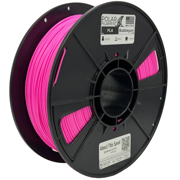 Polar PLA Filament 1kg 1.75mm Bubblegum (DGIP058)