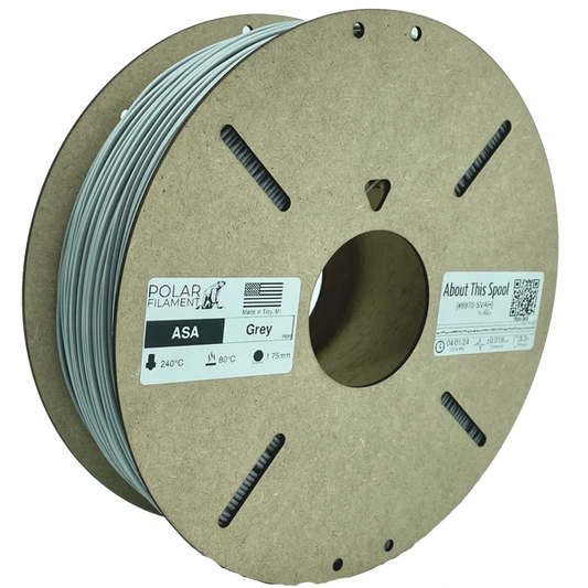 Polar ASA Filament 1kg 1.75mm Gray (DGIP069)