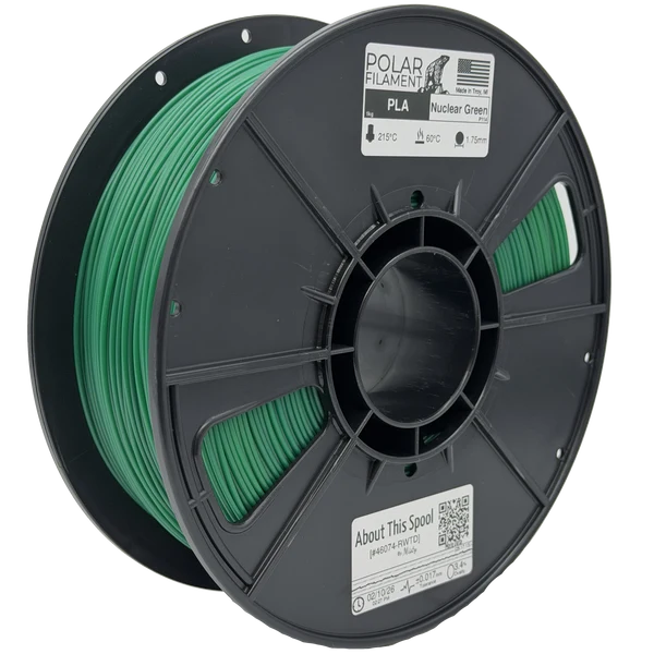 Polar PLA Filament 1kg 1.75mm Nuclear Green (DGIP114)