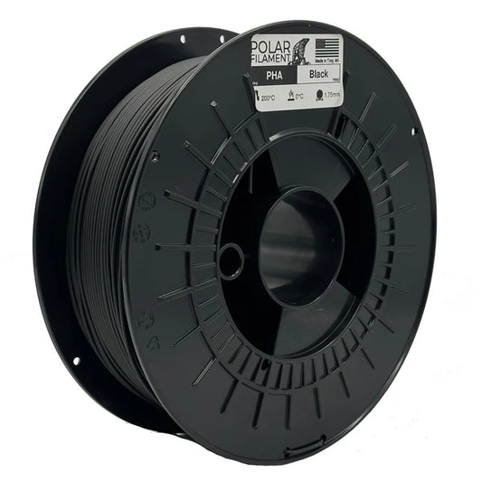 Polar Biodegradable PHA Filament 1kg 1.75mm Black (DGIP598)