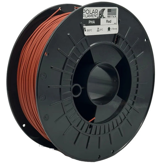 Polar Biodegradable PHA Filament 1kg 1.75mm Red (DGIP687)