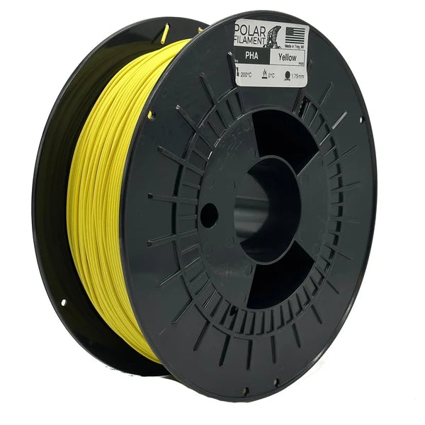 Polar Biodegradable PHA Filament 1kg 1.75mm Yellow (DGIP688)