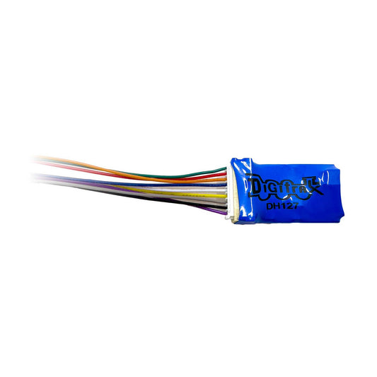 DH127D Series 7 Mobile DCC Control Decoder -- 9-Pin Harness Socket 1A/2A Peak, 2 FX7 Functions