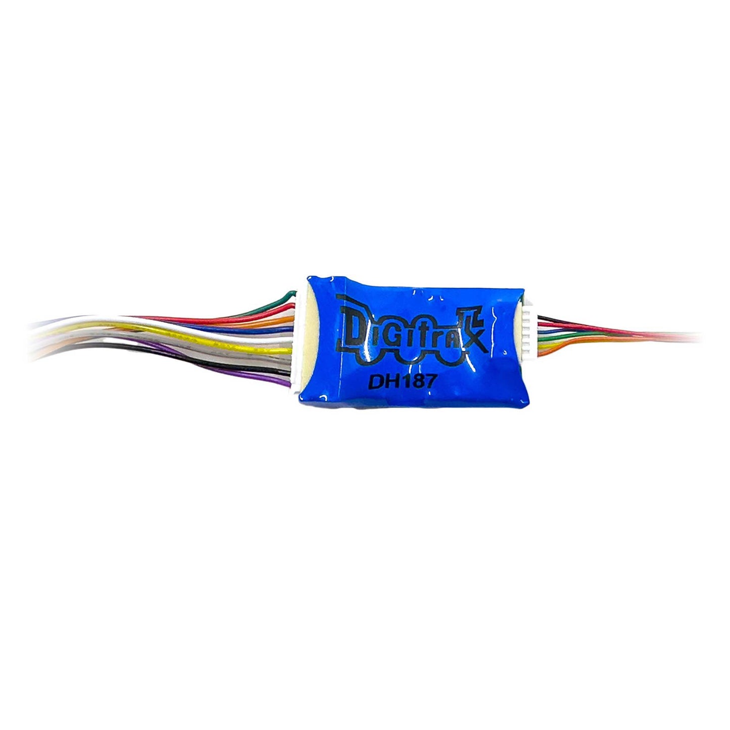 DH187D Series 7 Mobile DCC Control Decoder -- 9-Pin Harness Socket 1A/2A Peak, 8 FX7 Functions (DGTDH187D)