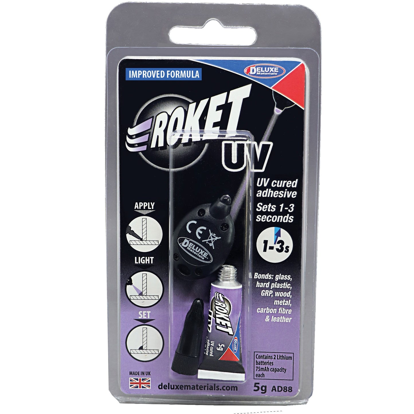 Roket UV 5g Cured Adhesive (DLMAD88)