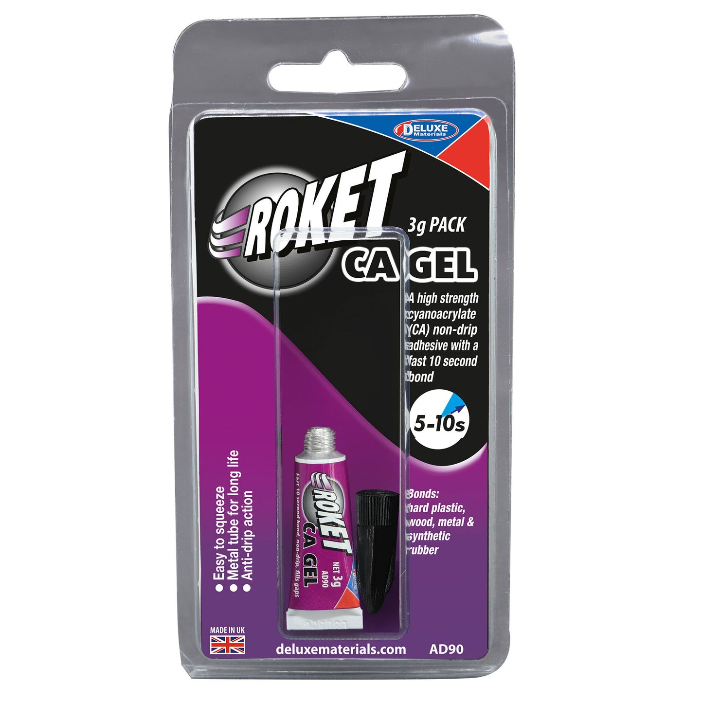 Roket CA Gel 3g Adhesive (DLMAD90)