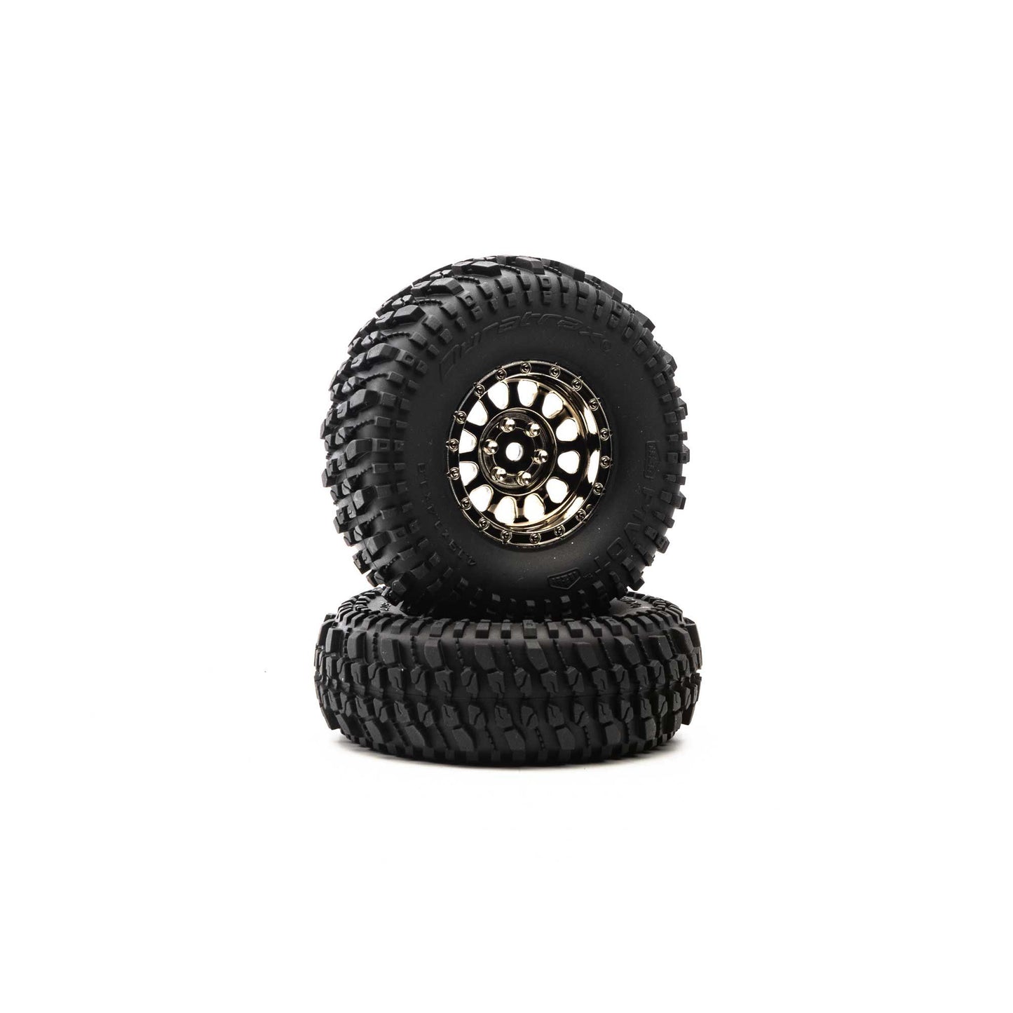 Class 1 PIVOT CR C3 Mounted 1.9" Black/Chr Tires (2) (DTXC4069)