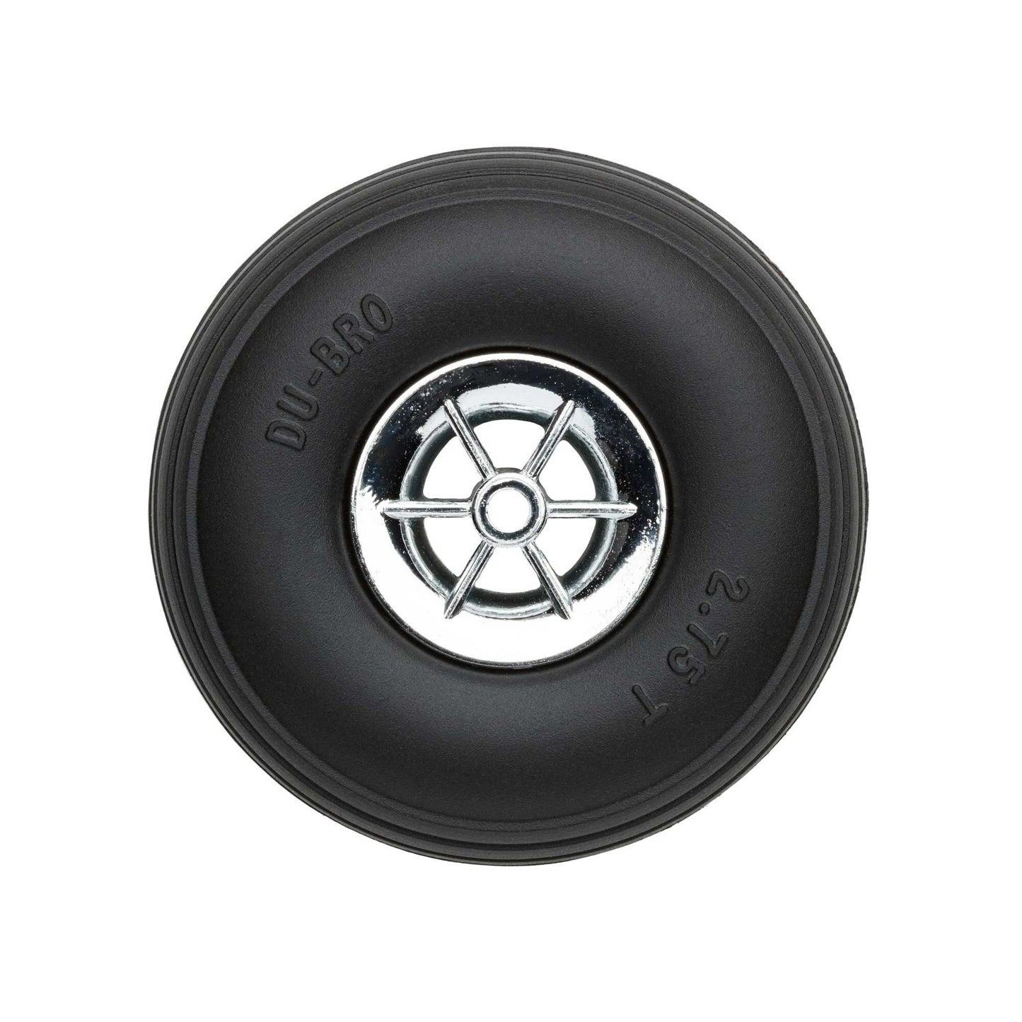 Treaded Chrome Wheels 2-3/4 inches for RC Airplanes (DUB275TC)