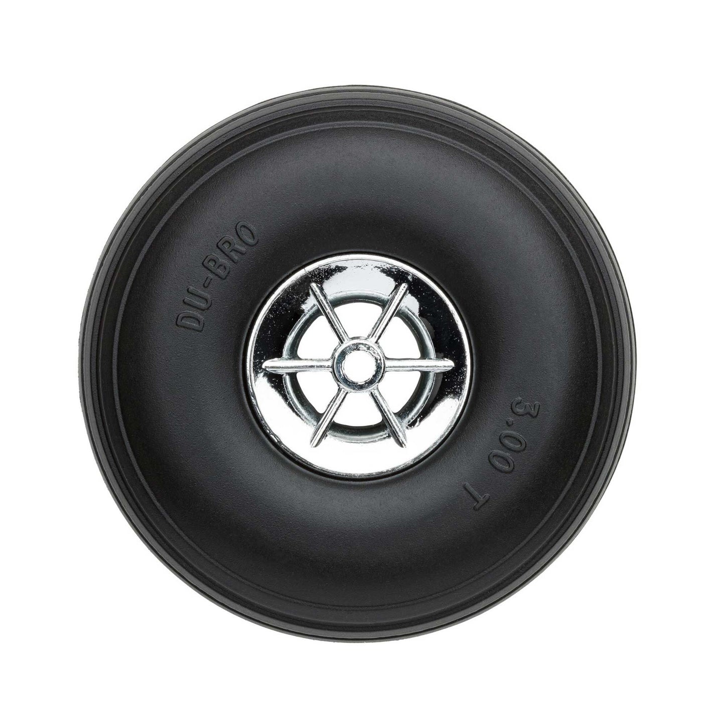 3 Inch Treaded Chrome Wheels (2) (DUB300TC)