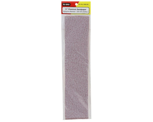 11" Premium Sandpaper 220 Grit Pack of Six (DUB3406220)