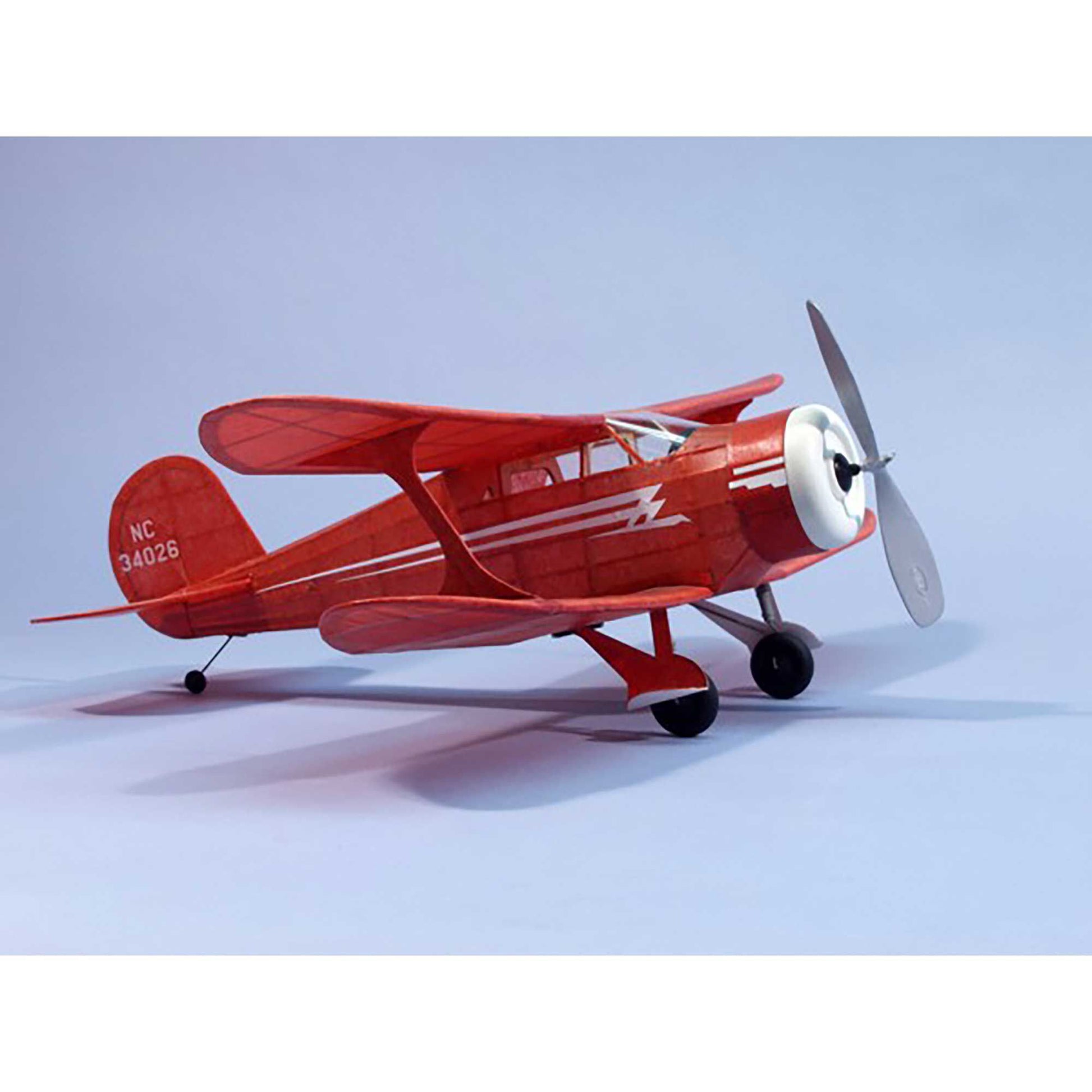 Staggerwing 17.5" Rubber Power Wooden Model Kit (DUM214)_3