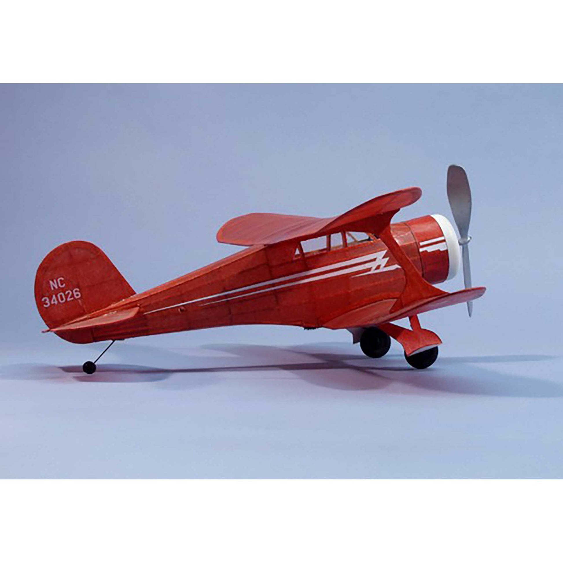 Staggerwing 17.5" Rubber Power Wooden Model Kit (DUM214)_2