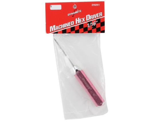 1/16 Inch Machined Hex Driver Red (DYN2911)