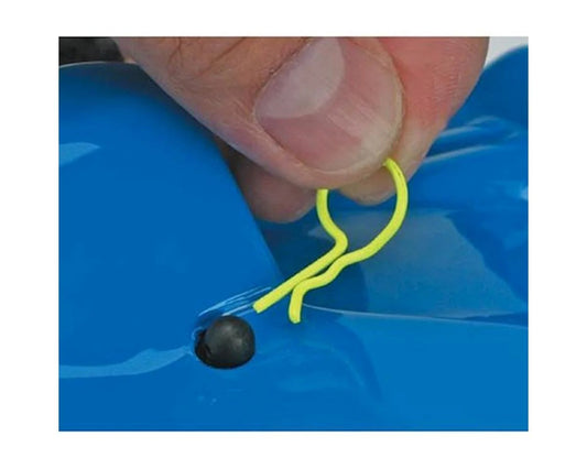 Bent Body Clips Yellow (8) (DYN5553)
