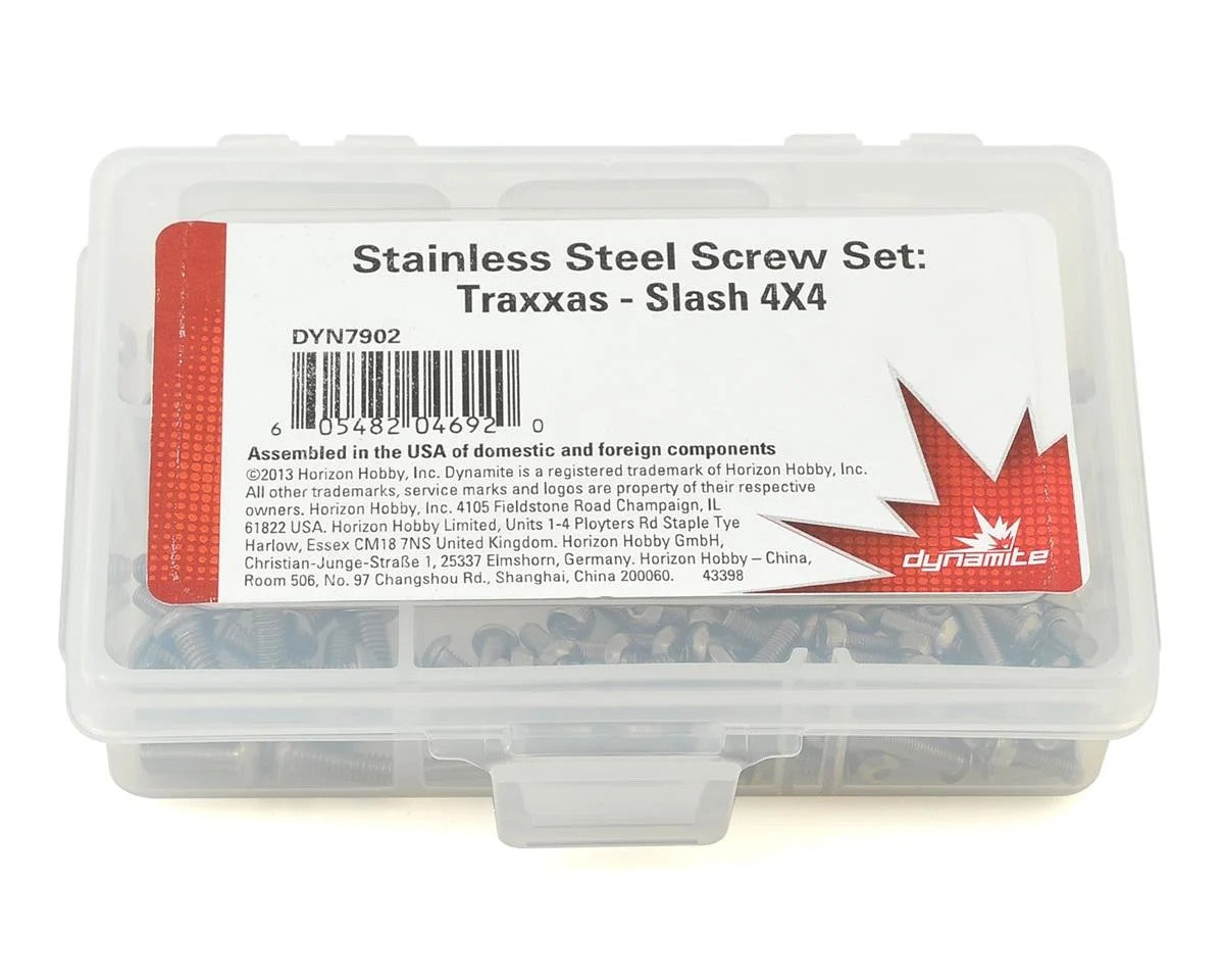 Stainless Steel Screw Set for Traxxas Slash 4X4 (DYN7902)
