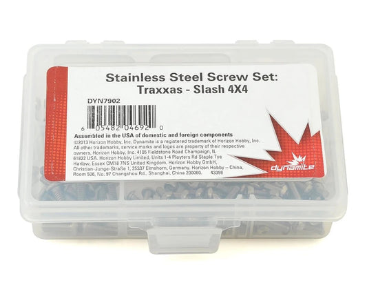 Stainless Steel Screw Set for Traxxas Slash 4X4 (DYN7902)