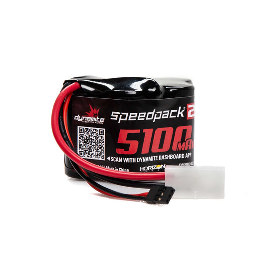 Speedpack2 6V 5100mAh 5C NiMH Hump Receiver Pack for BAJA 5B (DYNB2442)