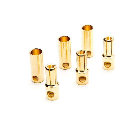 Gold Bullet Connector Set 5.5mm (3 Connectors) (DYNC0089)