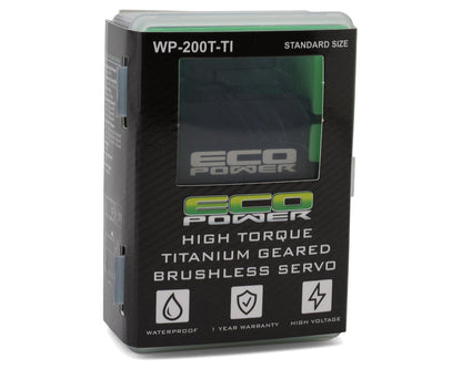 WP200T-TI Waterproof Titanium Gear Brushless Servo (ECP-200T-TI)