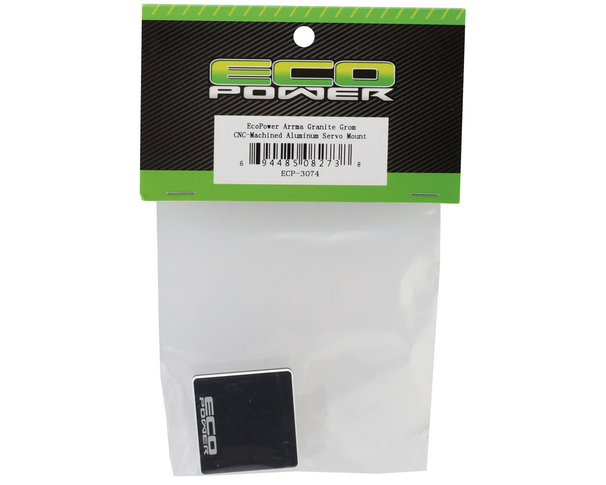 EcoPower CNC-Machined Aluminum ESC/Servo Mount for ArrmaÃ¢â€žÂ¢ Typhon/Granite/Mojave Grom