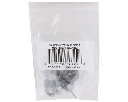 EcoPower WP120T Gen2 Metal Servo Gear Set