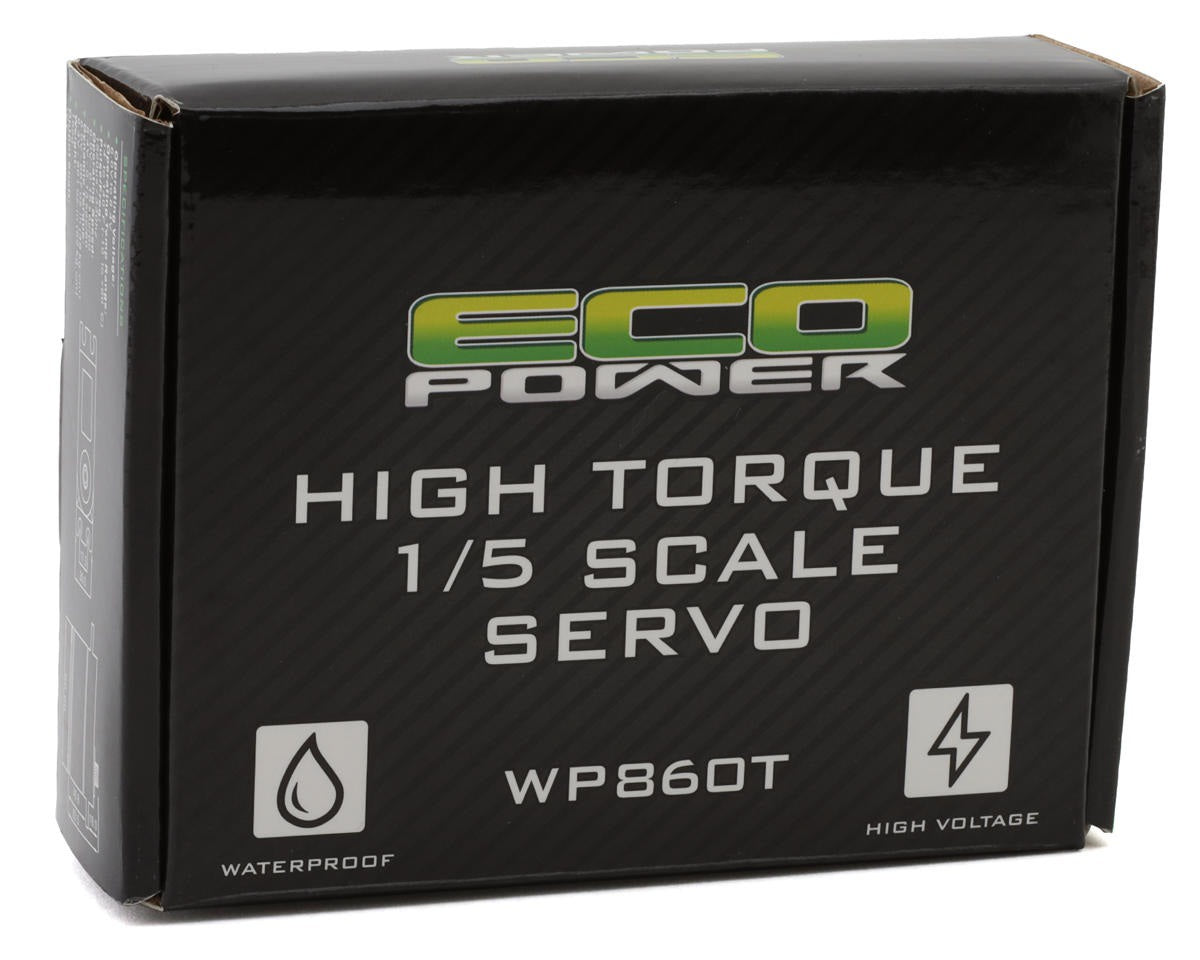 EcoPower WP860T 1/5 Scale Waterproof Metal Gear Servo for Large Scale ARRMAÃ¢â€žÂ¢, AxialÃ¢â€žÂ¢, HPIÃ¢â€žÂ¢, LosiÃ¢â€žÂ¢ & others