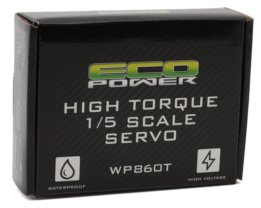 EcoPower WP860T 1/5 Scale Waterproof Metal Gear Servo for Large Scale ARRMAÃ¢â€žÂ¢, AxialÃ¢â€žÂ¢, HPIÃ¢â€žÂ¢, LosiÃ¢â€žÂ¢ & others