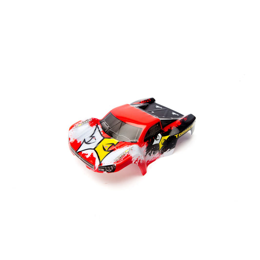 1/24 Torment Decorated Body Set (Black/Red) (ECX200006)