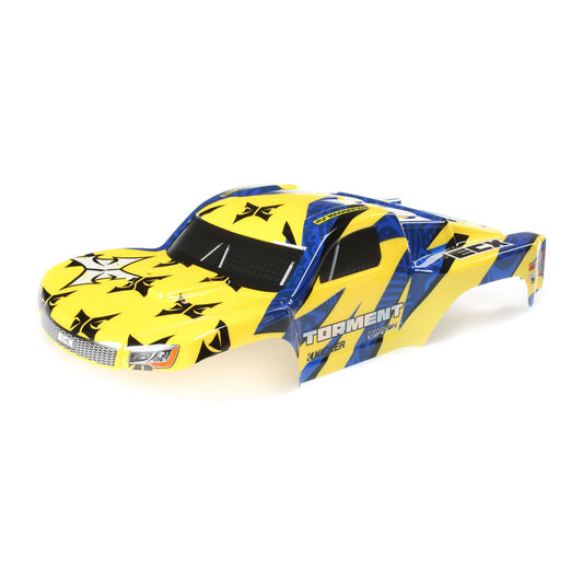 1/10 Yellow and Blue Painted Body for 1/10 2WD Torment (ECX230040)