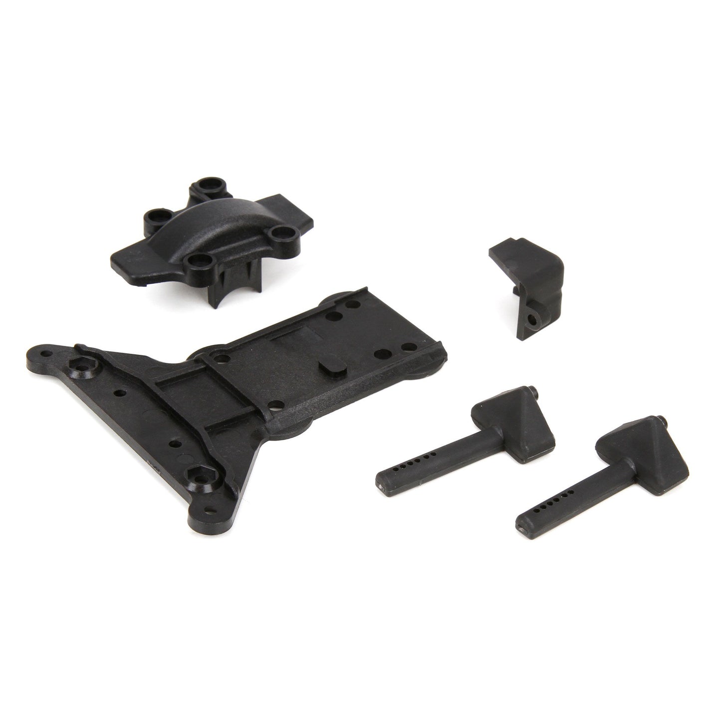 Gear Cover Kick Plate Battery Mounts for 1/10 4WD Vehicles (ECX231010)