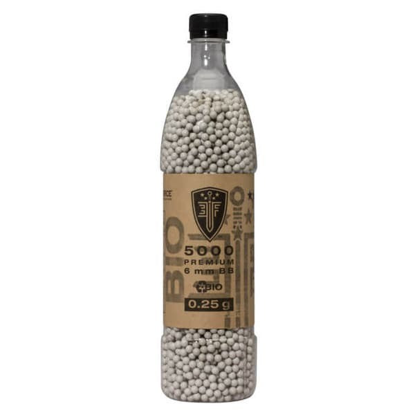 Elite Force Premium 0.25g Biodegradable Airsoft BBs (5000) (EFCV156142)