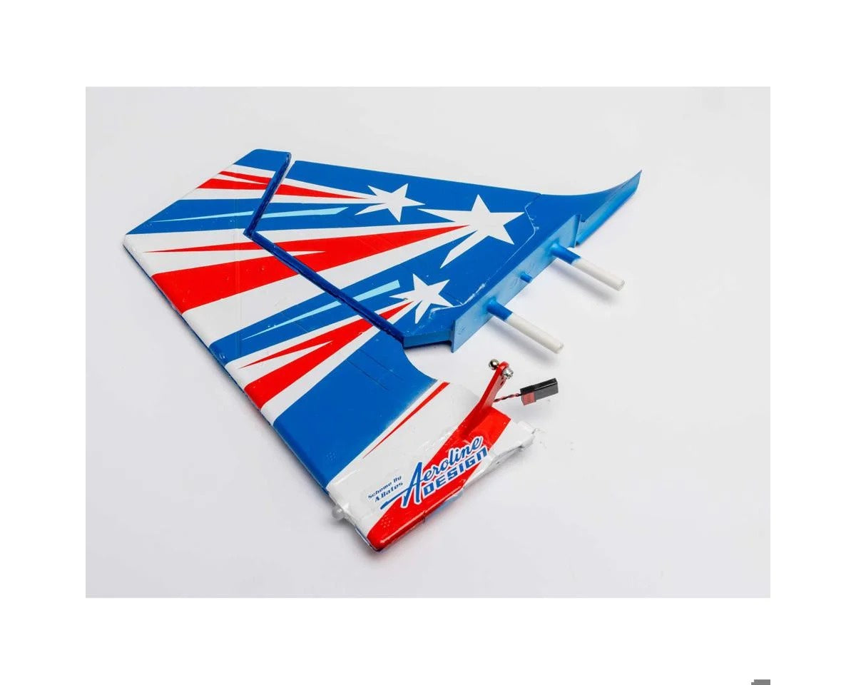 Fin and Rudder with LED for Decathlon RJG 1.2m (EFL-1059)