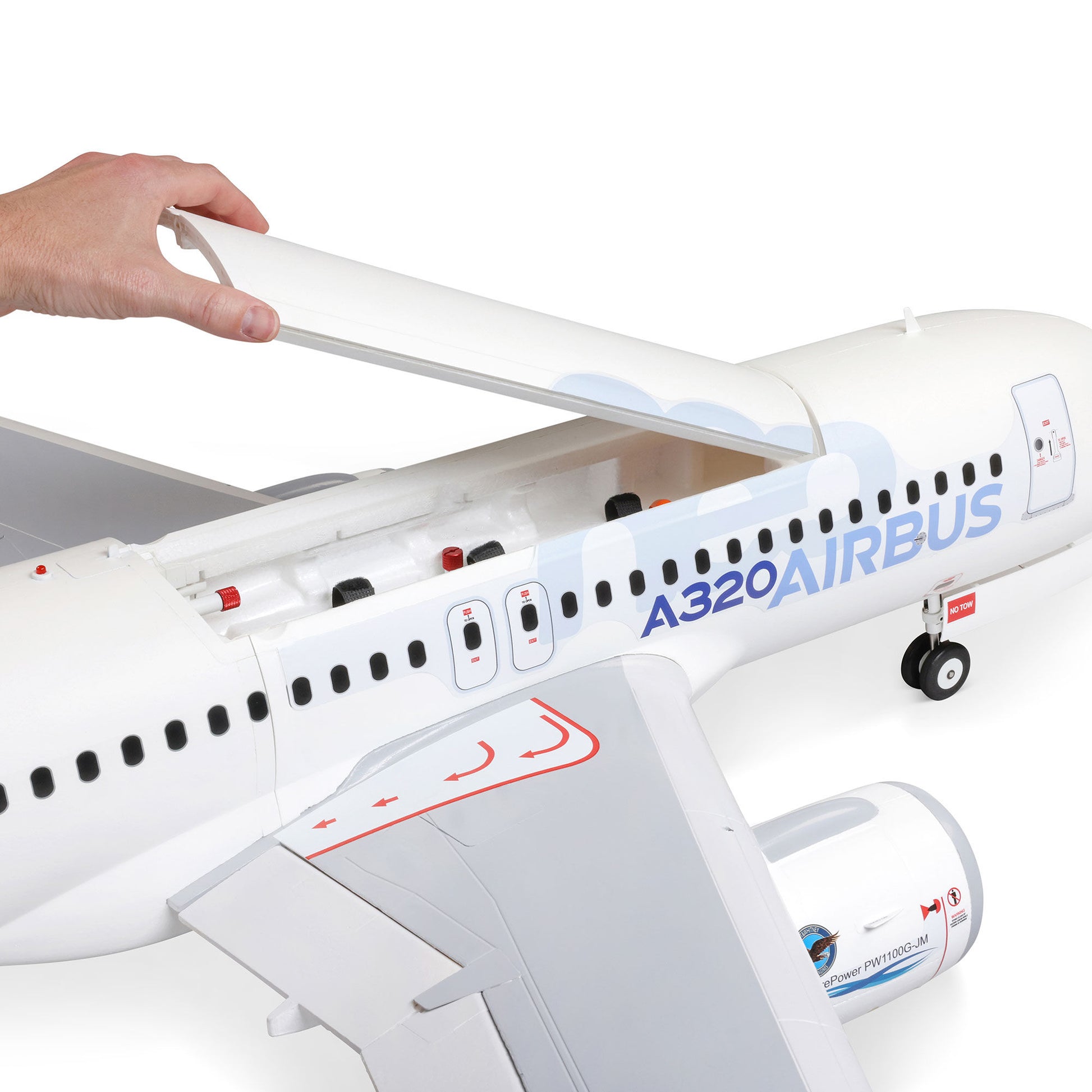 Airbus A320neo Twin 64mm EDF BNF Basic with AS3X+ and SAFE Select_2